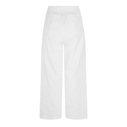 Ivory-Black - Back - Nike Womens-Ladies NSW Wide Leg Trousers