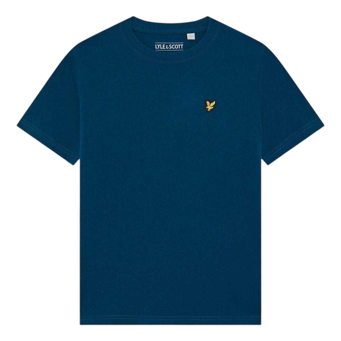 Blue - Front - Lyle & Scott Childrens-Kids Plain Regular T-Shirt
