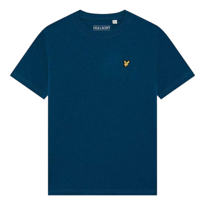 Blue - Front - Lyle & Scott Childrens-Kids Plain Regular T-Shirt