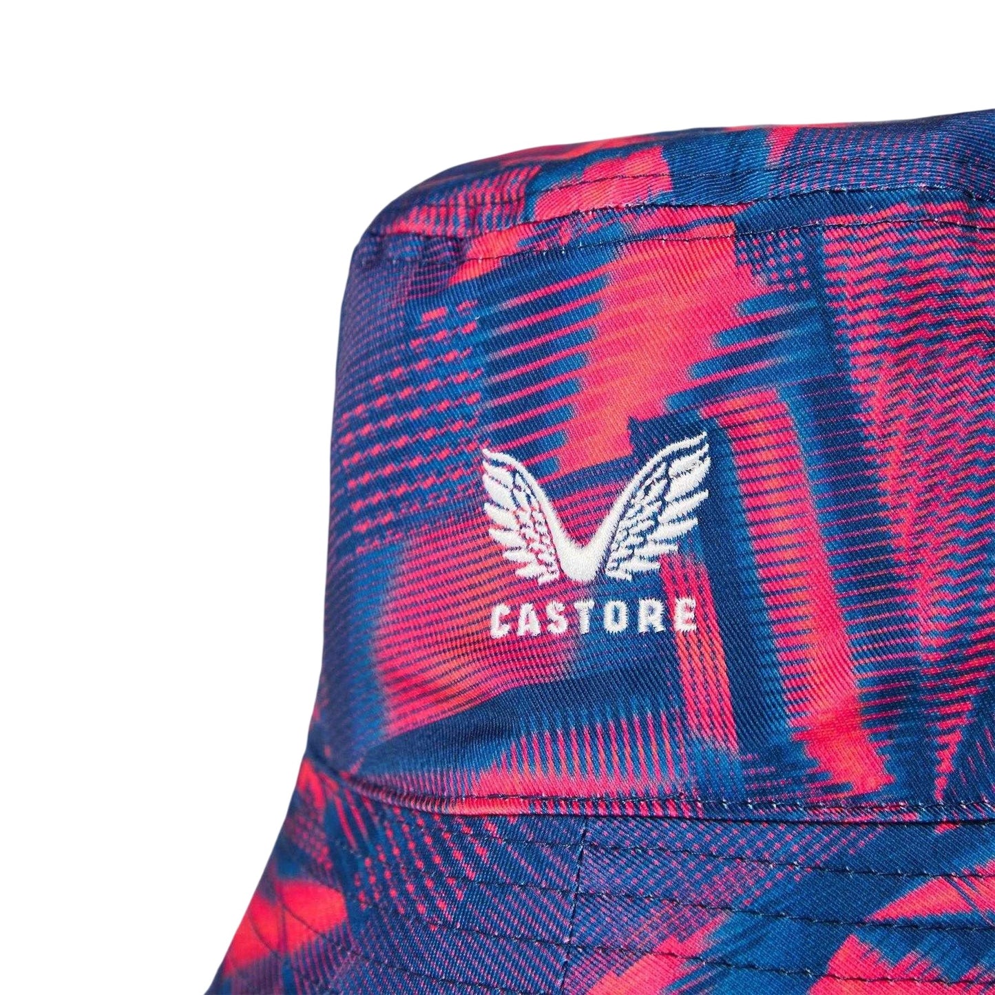 Rhodondendron-Diva Pink - Side - Castore 2026 England Rugby Reversible Bucket Hat