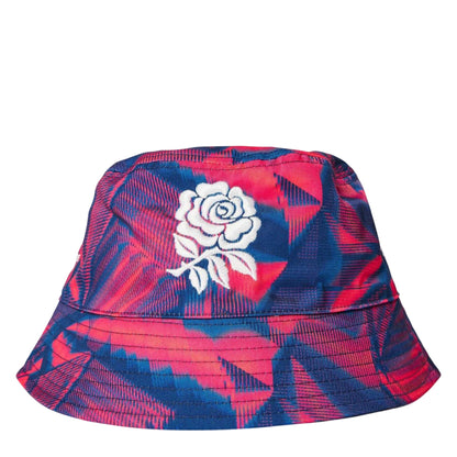 Rhodondendron-Diva Pink - Front - Castore 2026 England Rugby Reversible Bucket Hat