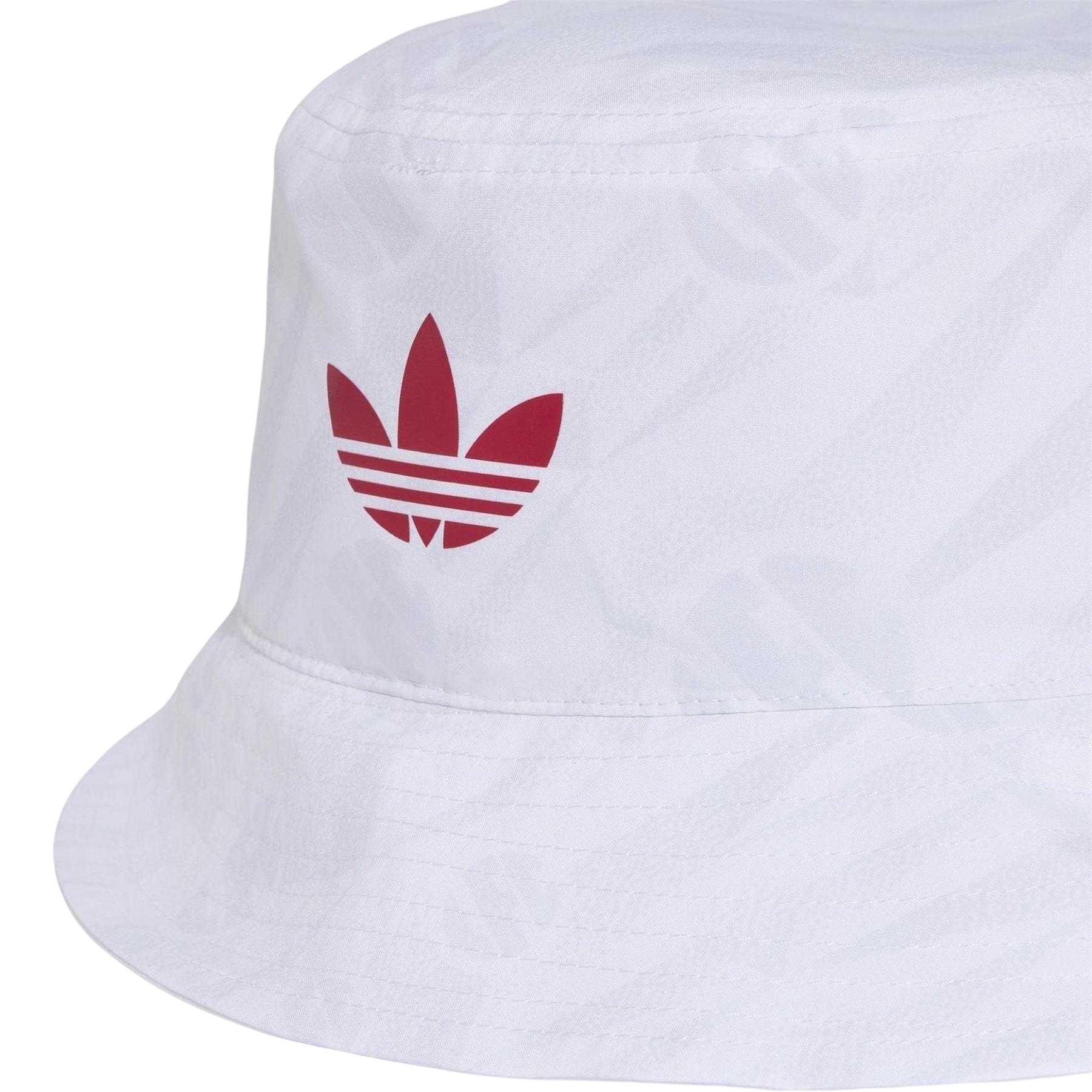 White-Red - Lifestyle - Adidas Mens Liverpool FC Bucket Hat