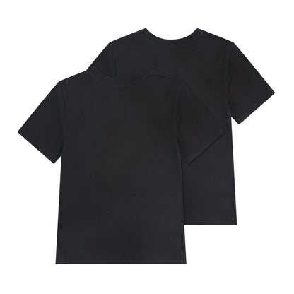 Black - Back - Ralph Lauren Childrens-Kids Cotton Jersey T-Shirt (Pack of 2)