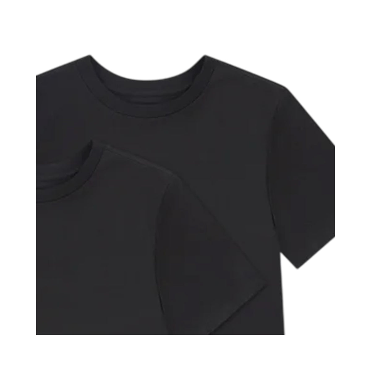 Black - Side - Ralph Lauren Childrens-Kids Cotton Jersey T-Shirt (Pack of 2)