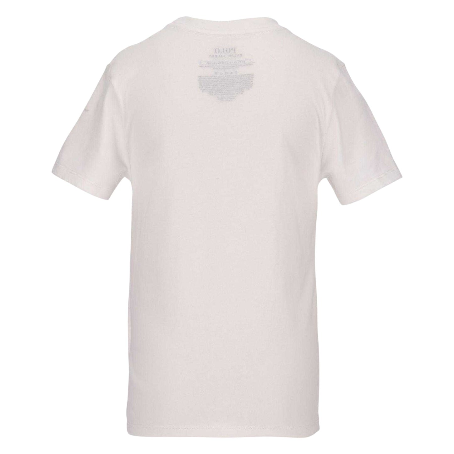 White - Back - Ralph Lauren Childrens-Kids Cotton Jersey T-Shirt (Pack of 2)