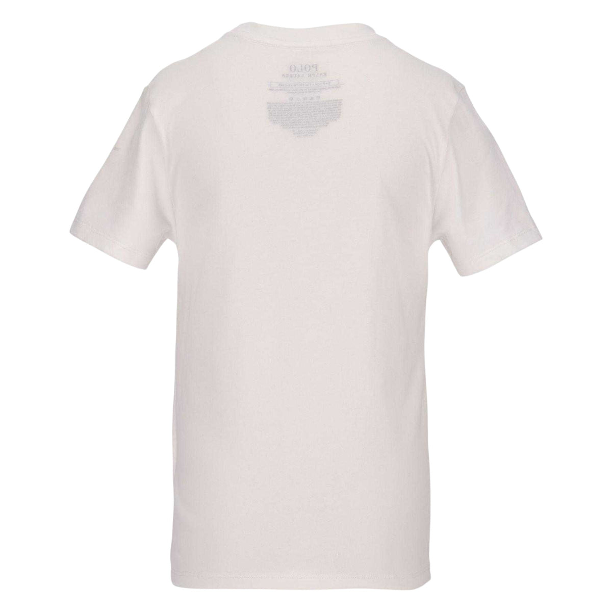 White - Back - Ralph Lauren Childrens-Kids Cotton Jersey T-Shirt (Pack of 2)
