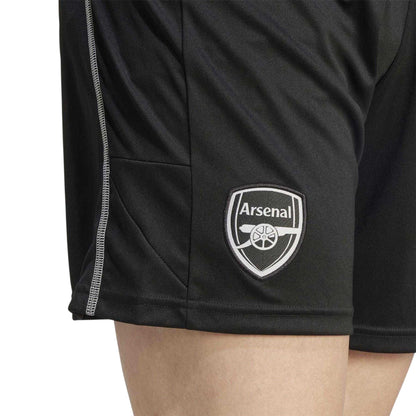 Black - Side - Adidas Unisex Adult 2023-24 Arsenal FC Goalkeeper Shorts