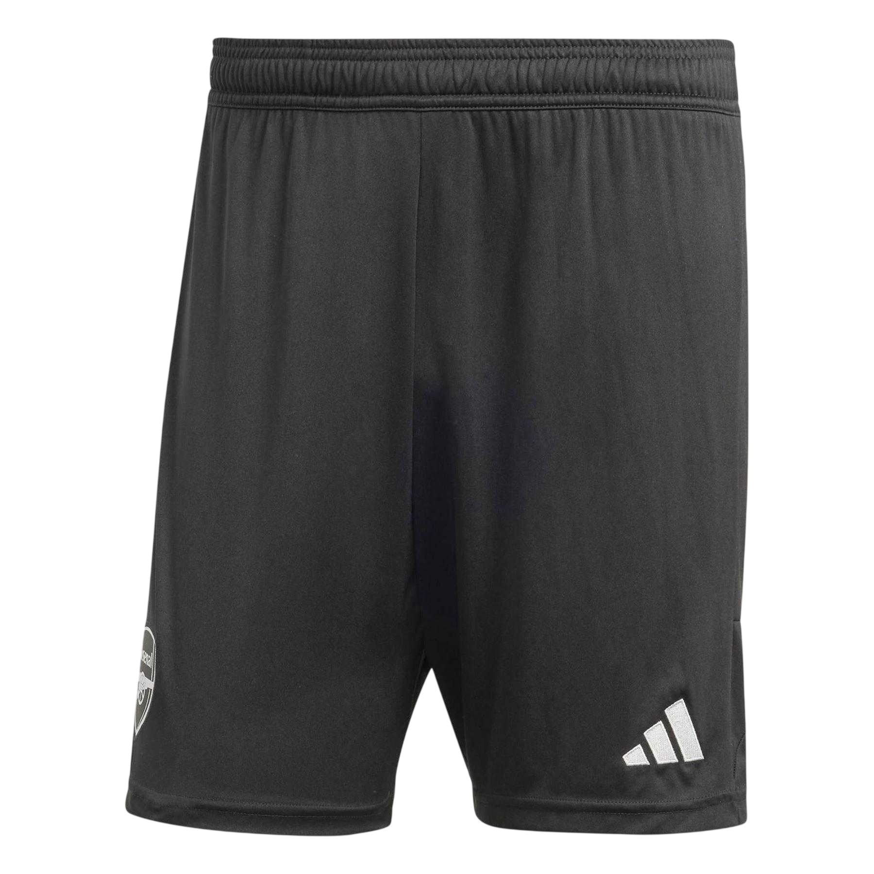 Black - Front - Adidas Unisex Adult 2023-24 Arsenal FC Goalkeeper Shorts