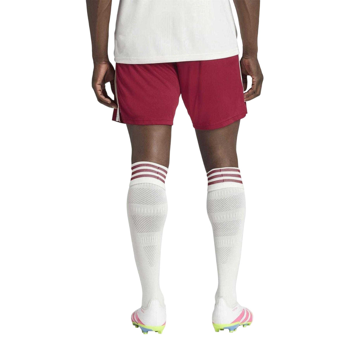 Red - Back - Adidas Mens Arsenal FC Football Shorts