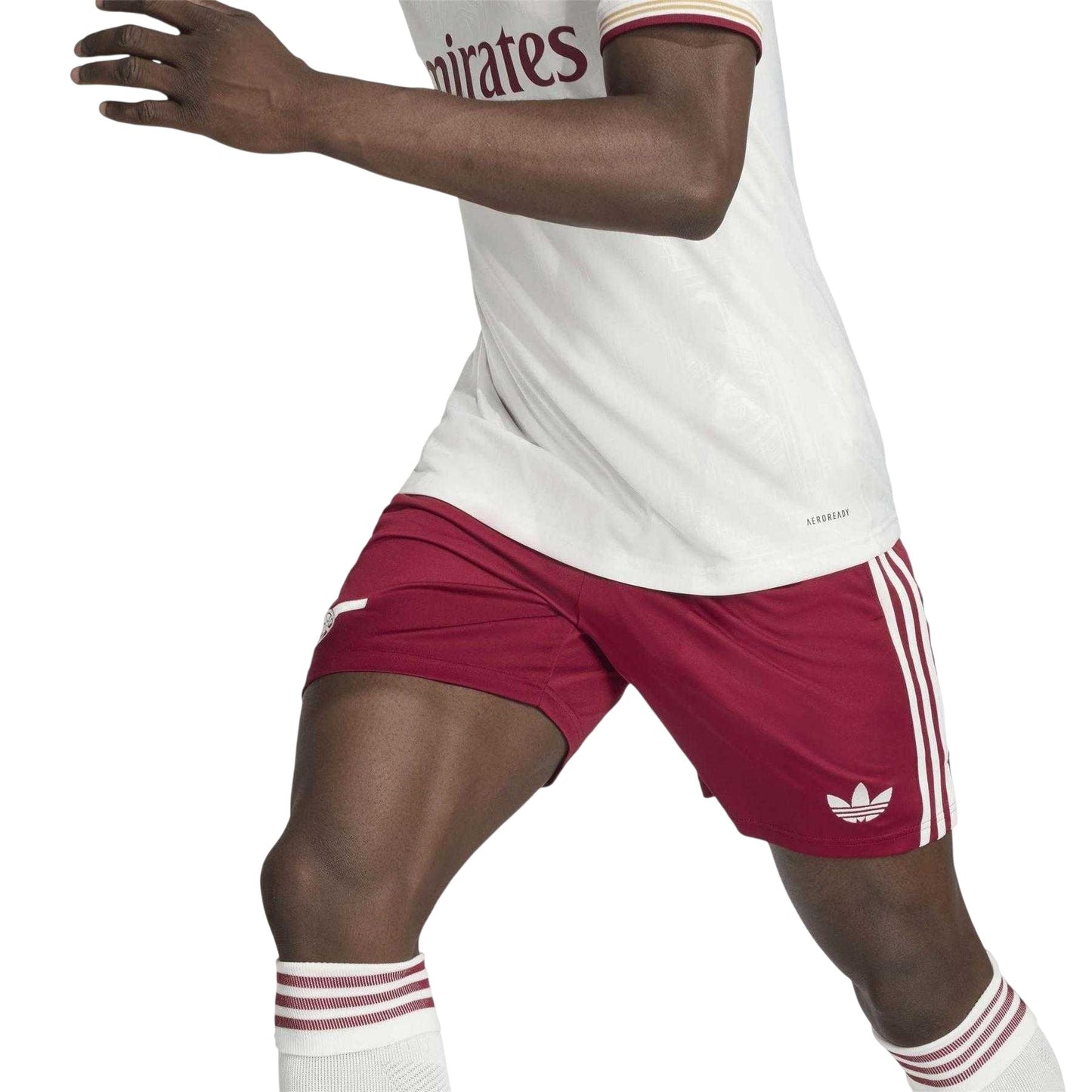 Red - Lifestyle - Adidas Mens Arsenal FC Football Shorts