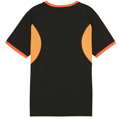 Black-Orange - Back - Puma Childrens-Kids Individualliga Football T-Shirt