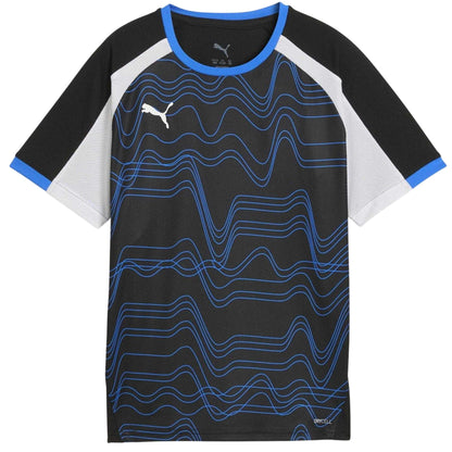 Black-White-Ultramarine Blue - Back - Puma Childrens-Kids Individualliga Football T-Shirt