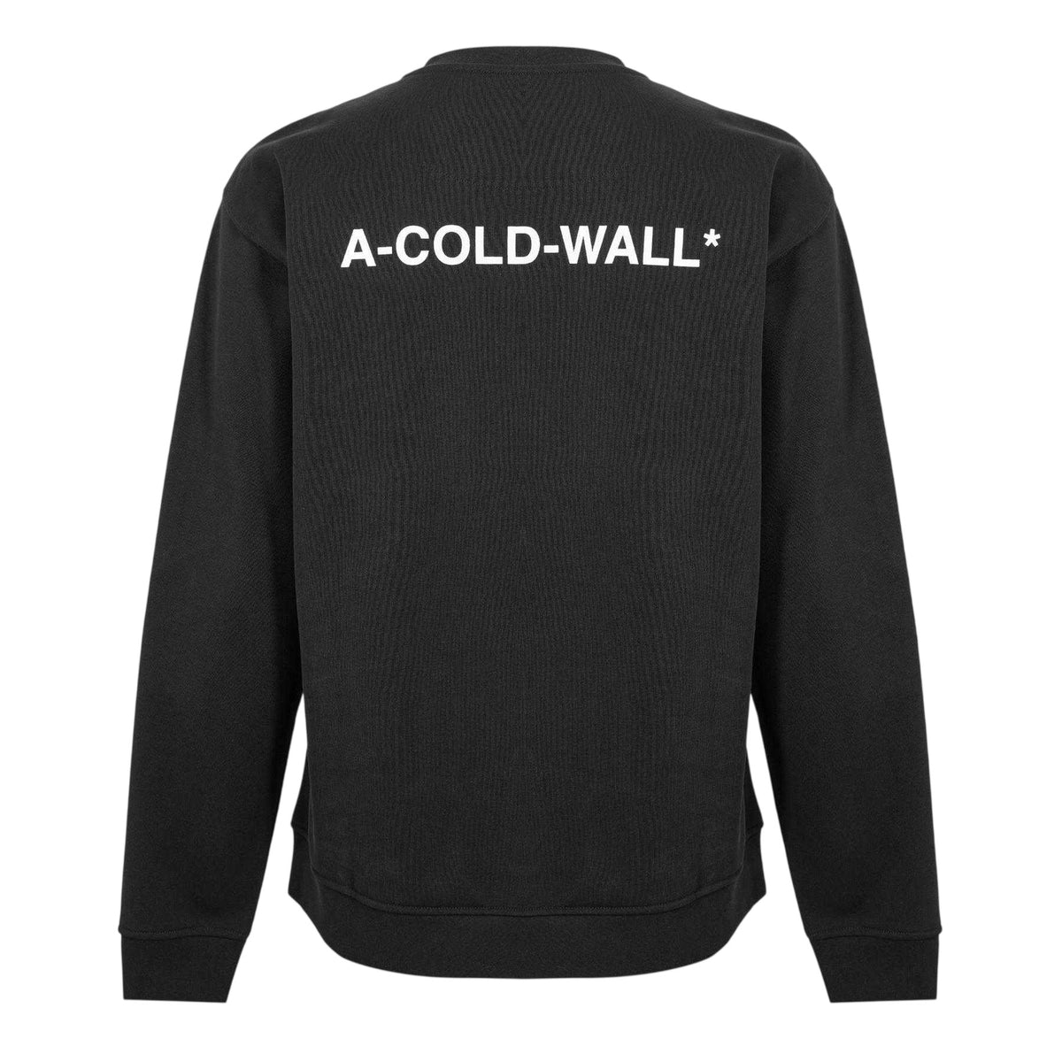 Black - Back - A-COLD-WALL Mens Burham Crew Neck Sweatshirt