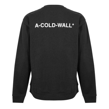 Black - Back - A-COLD-WALL Mens Burham Crew Neck Sweatshirt