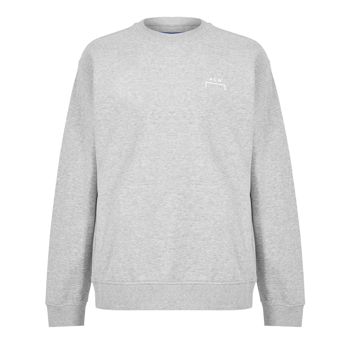 Grey - Front - A-COLD-WALL Mens Burham Crew Neck Sweatshirt