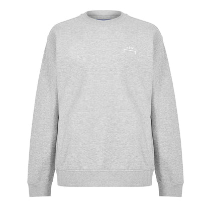 Grey - Front - A-COLD-WALL Mens Burham Crew Neck Sweatshirt