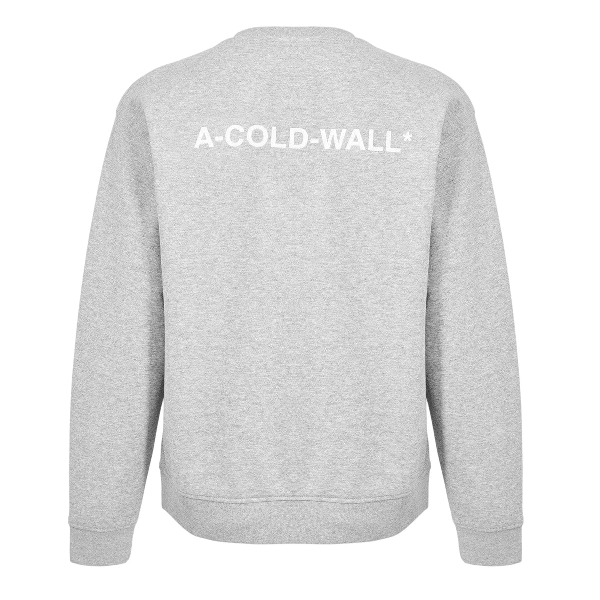 Grey - Back - A-COLD-WALL Mens Burham Crew Neck Sweatshirt
