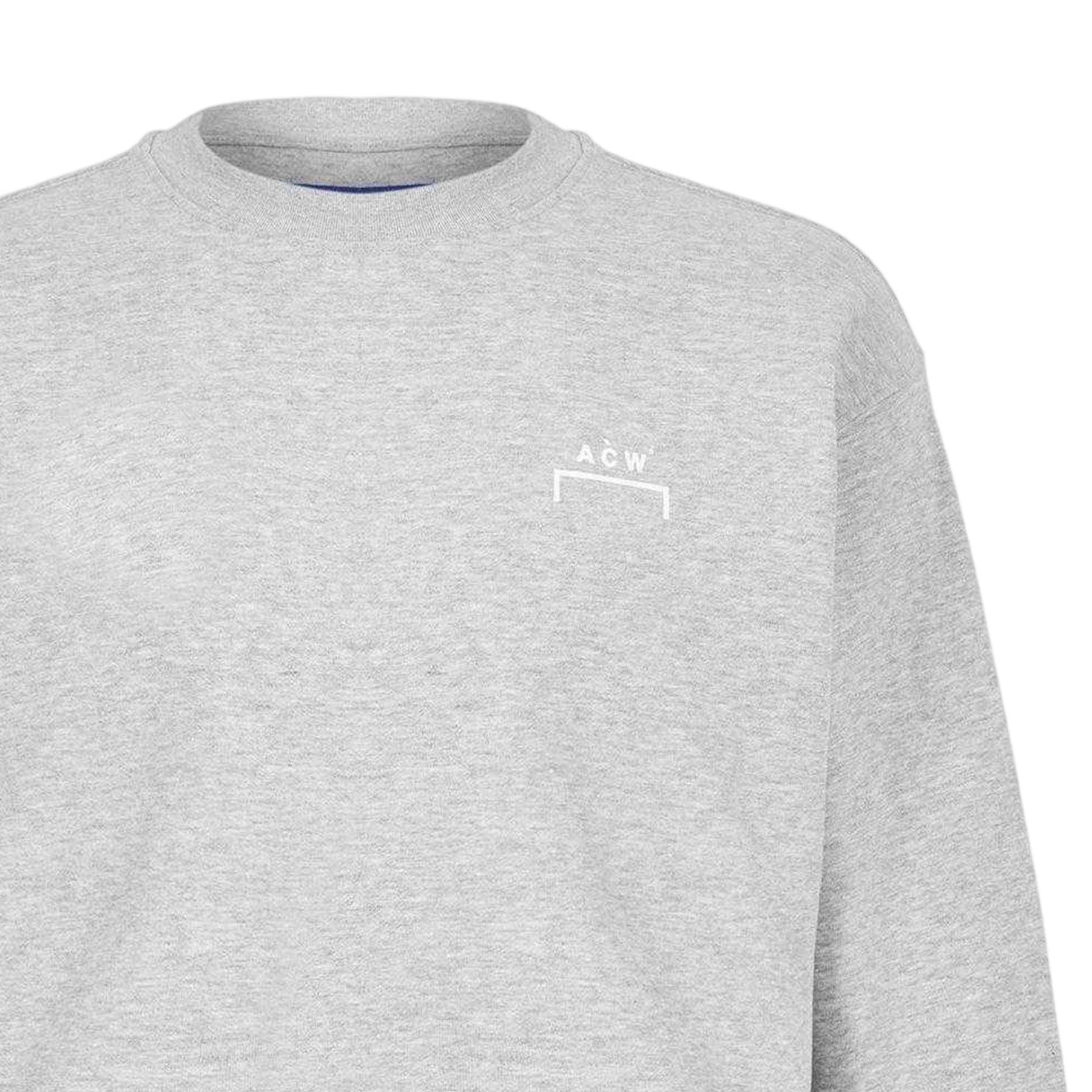 Grey - Side - A-COLD-WALL Mens Burham Crew Neck Sweatshirt