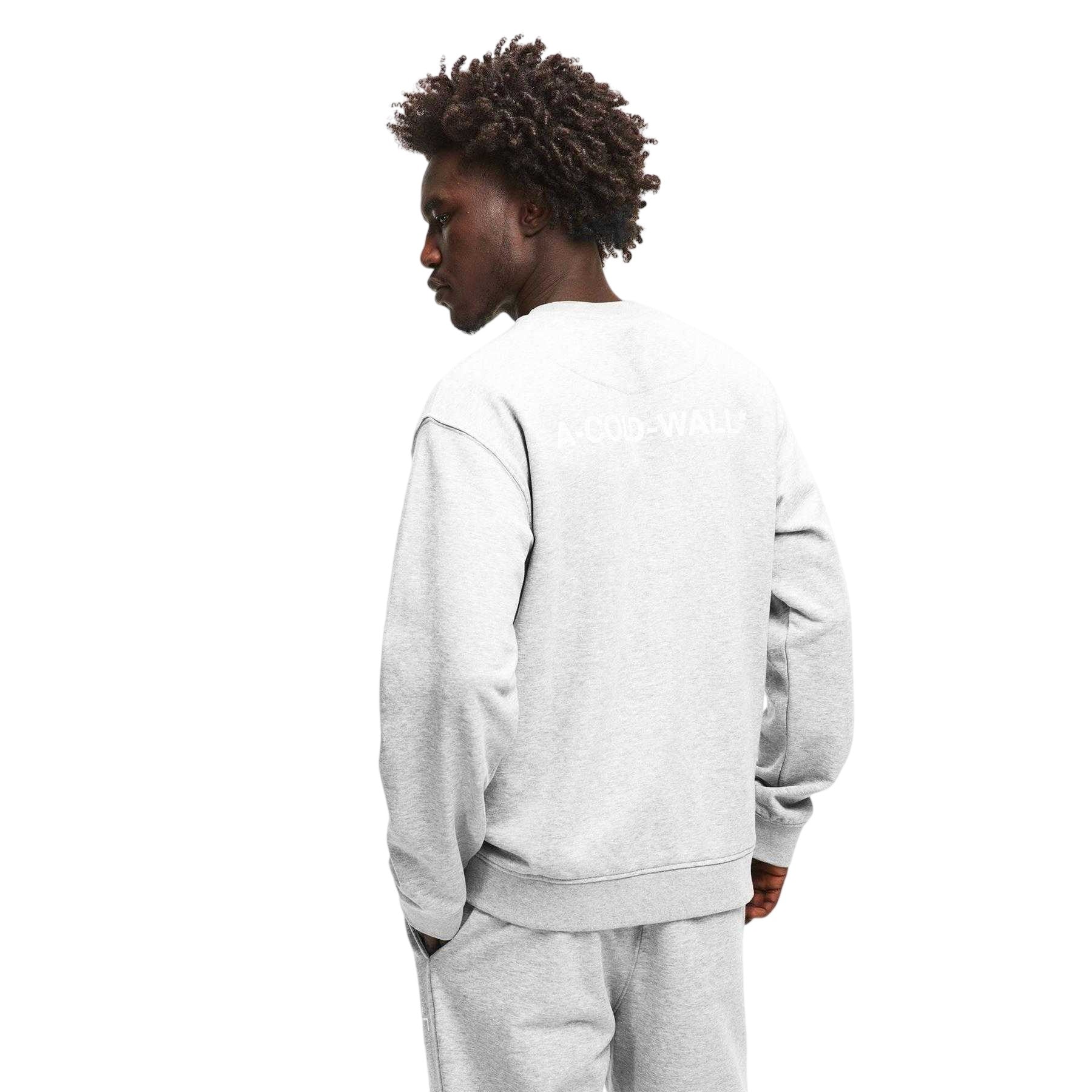 Grey - Pack Shot - A-COLD-WALL Mens Burham Crew Neck Sweatshirt