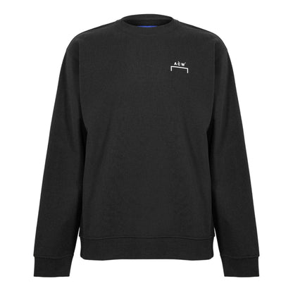 Black - Front - A-COLD-WALL Mens Burham Crew Neck Sweatshirt