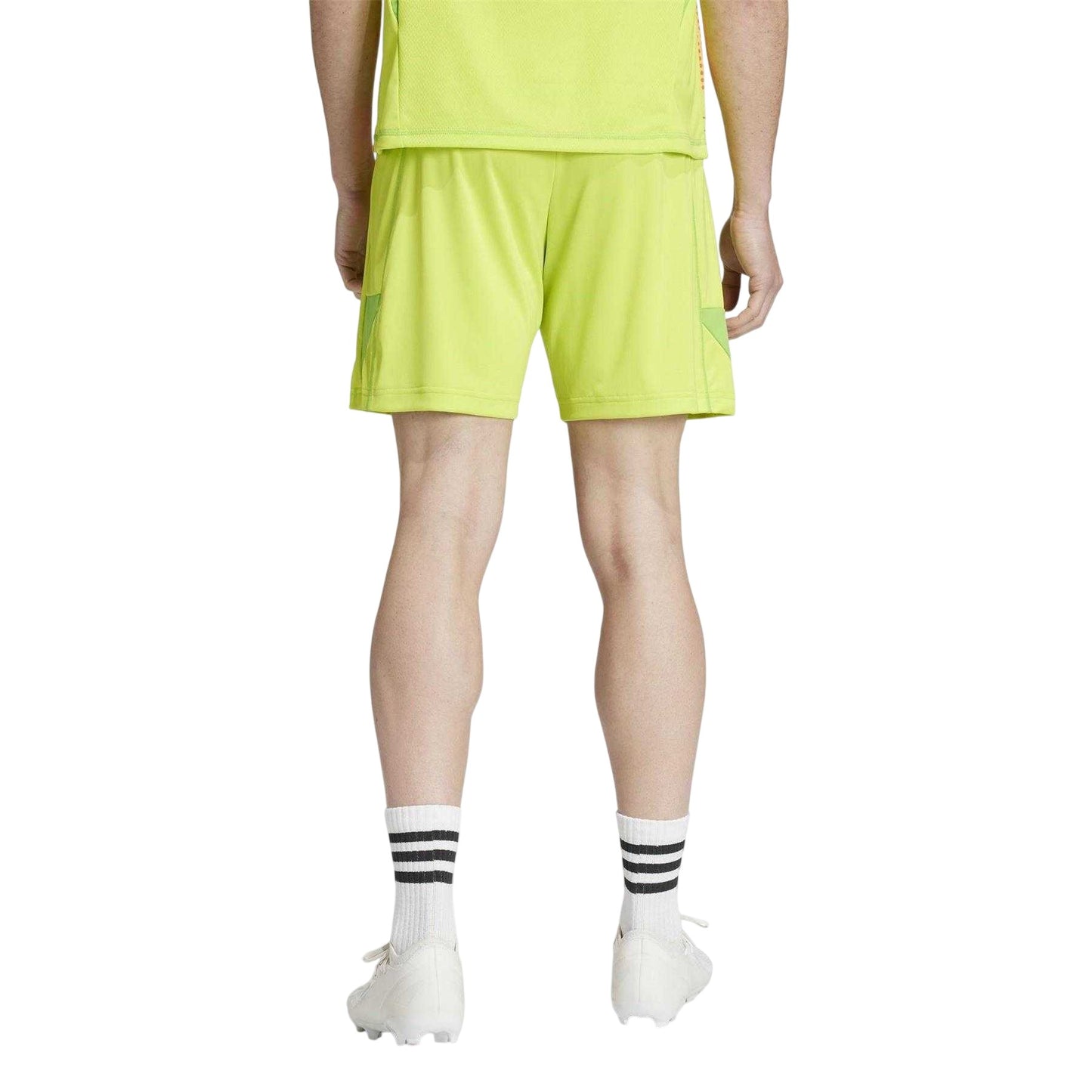 Yellow - Back - Adidas Unisex Adult 2024-2025 Arsenal FC Goalkeeper Shorts