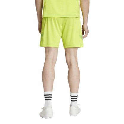 Yellow - Back - Adidas Unisex Adult 2024-2025 Arsenal FC Goalkeeper Shorts