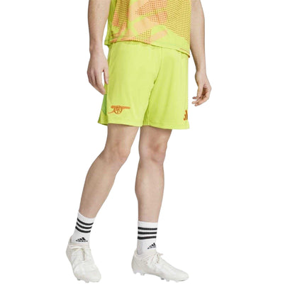 Yellow - Lifestyle - Adidas Unisex Adult 2024-2025 Arsenal FC Goalkeeper Shorts