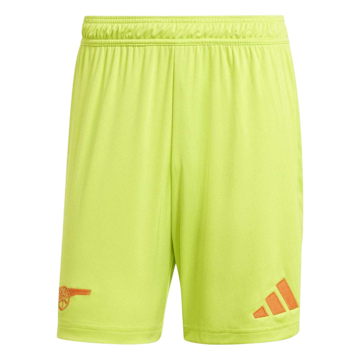 Yellow - Front - Adidas Unisex Adult 2024-2025 Arsenal FC Goalkeeper Shorts