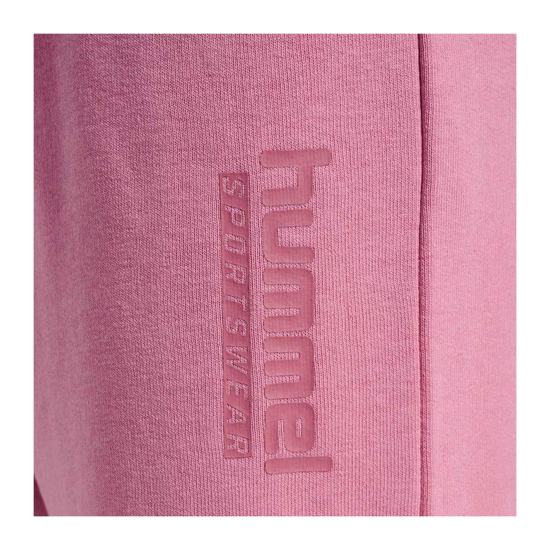 Pink - Side - Hummel Girls Cotton Blend Print Regular Sweatpants