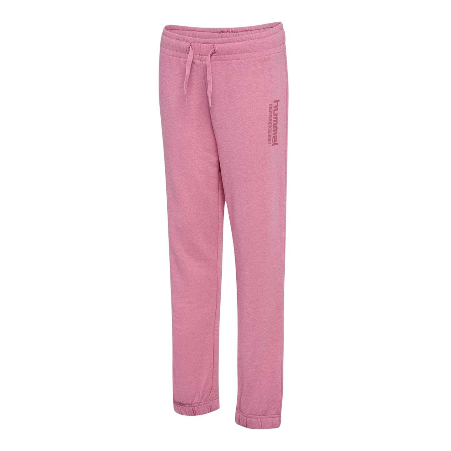 Pink - Lifestyle - Hummel Girls Cotton Blend Print Regular Sweatpants