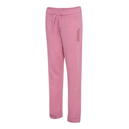 Pink - Lifestyle - Hummel Girls Cotton Blend Print Regular Sweatpants