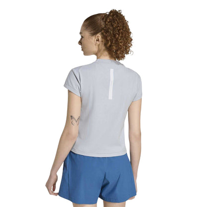 Silver - Back - Adidas Womens-Ladies Z.N.E. T-Shirt