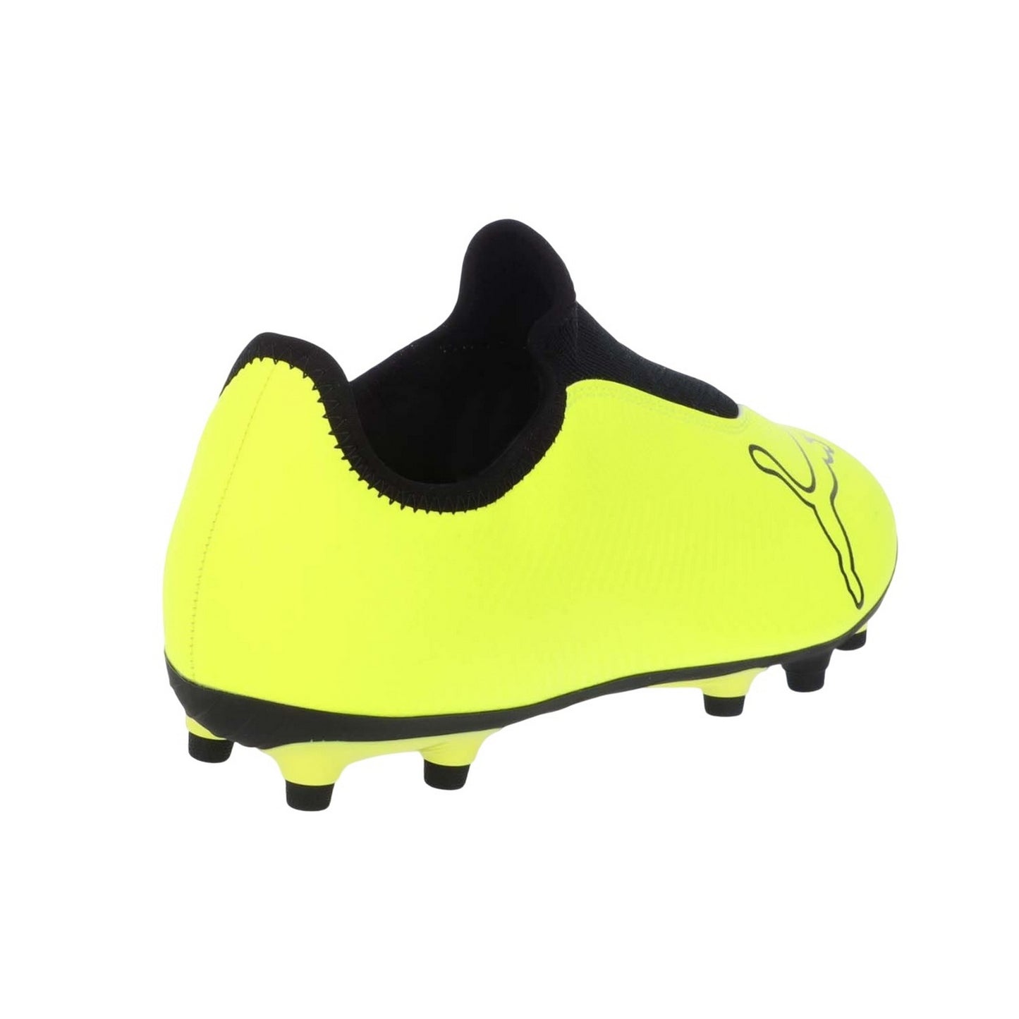 Yellow - Back - Puma Mens Finesse Slip-on Firm Ground Football Boots