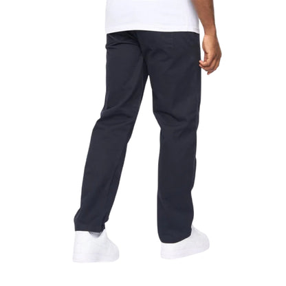 Blue - Lifestyle - Crosshatch Mens Blansmoore Relaxed Fit Trousers
