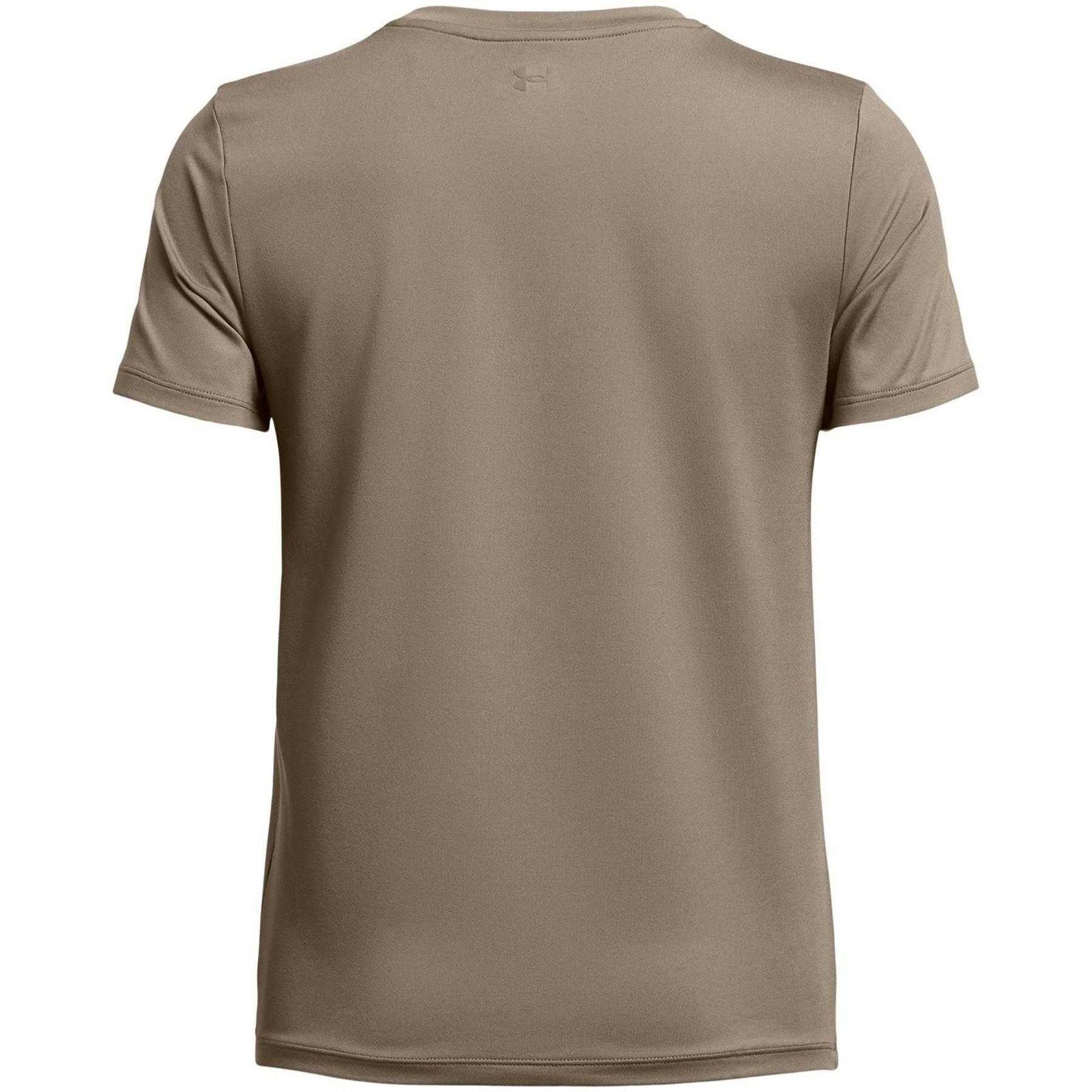 Brown - Back - Under Armour Womens-Ladies Meridian T-Shirt