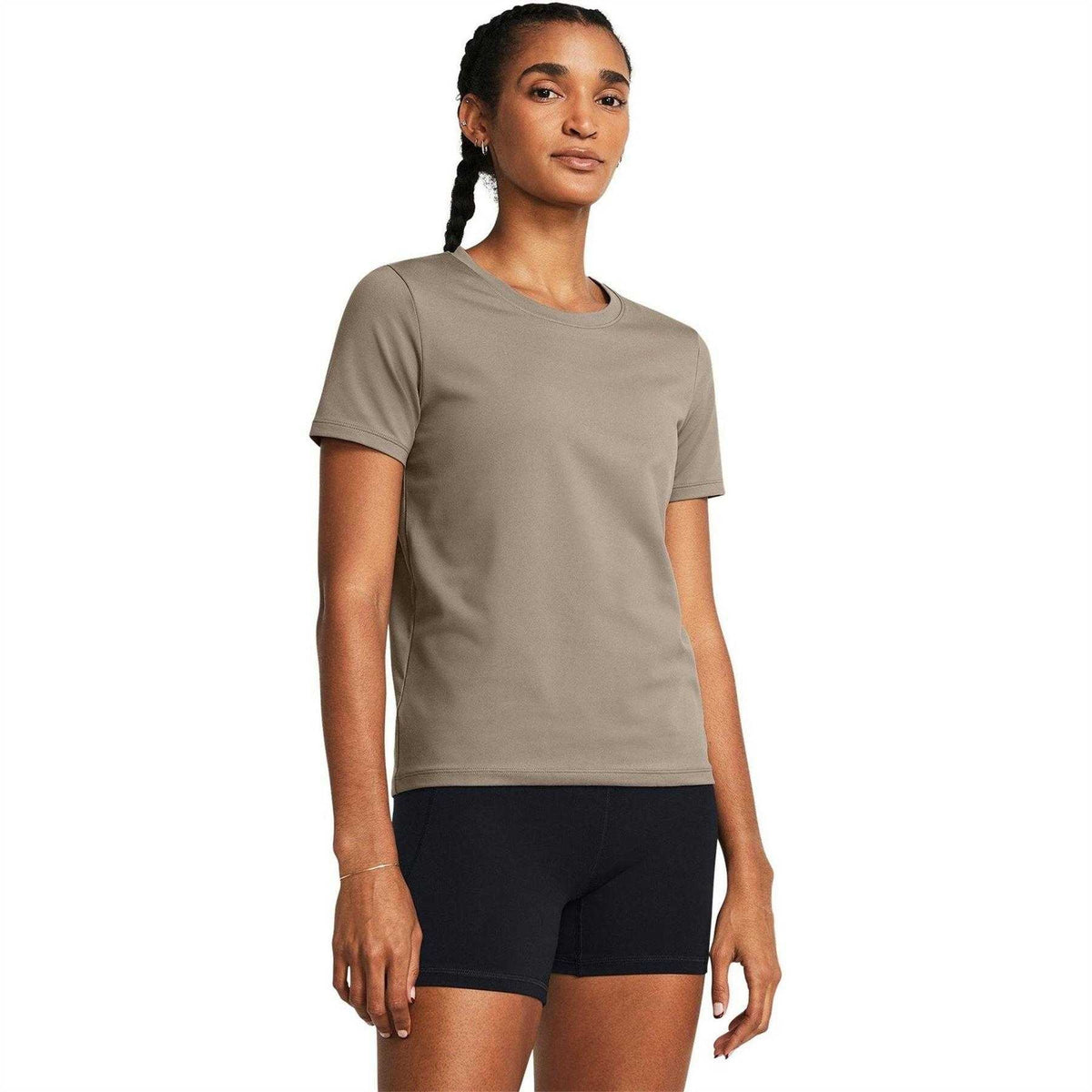 Brown - Pack Shot - Under Armour Womens-Ladies Meridian T-Shirt