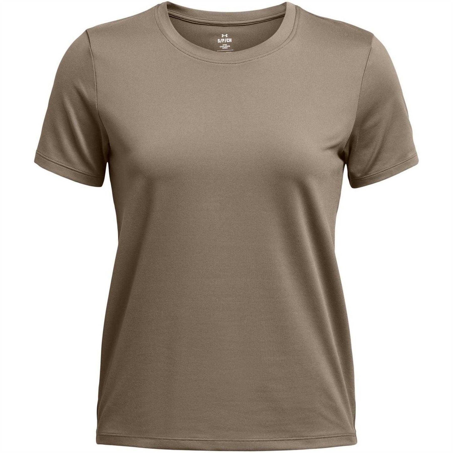 Brown - Front - Under Armour Womens-Ladies Meridian T-Shirt