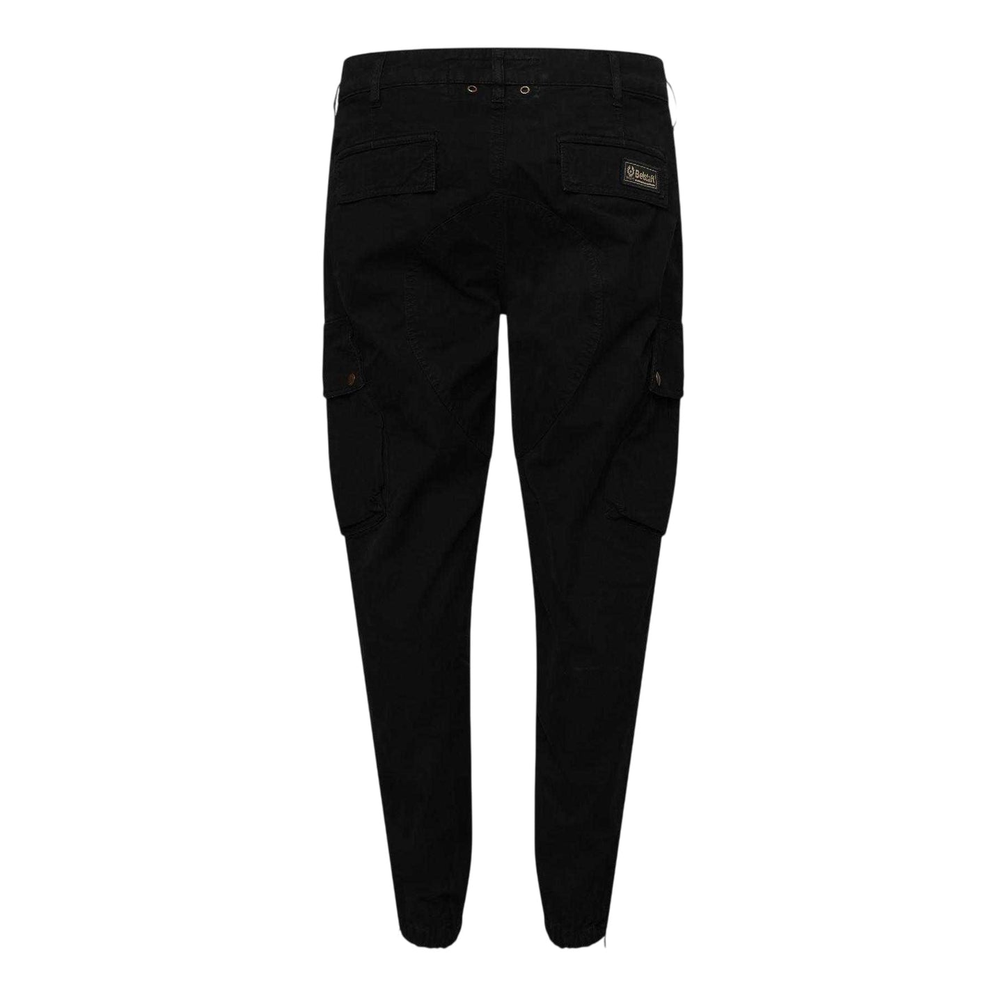 Black - Back - Belstaff Mens Trialmaster Cargo Trousers