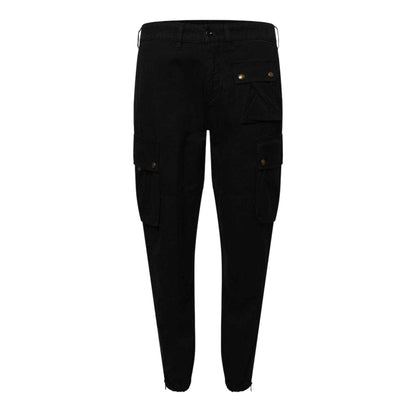 Black - Front - Belstaff Mens Trialmaster Cargo Trousers