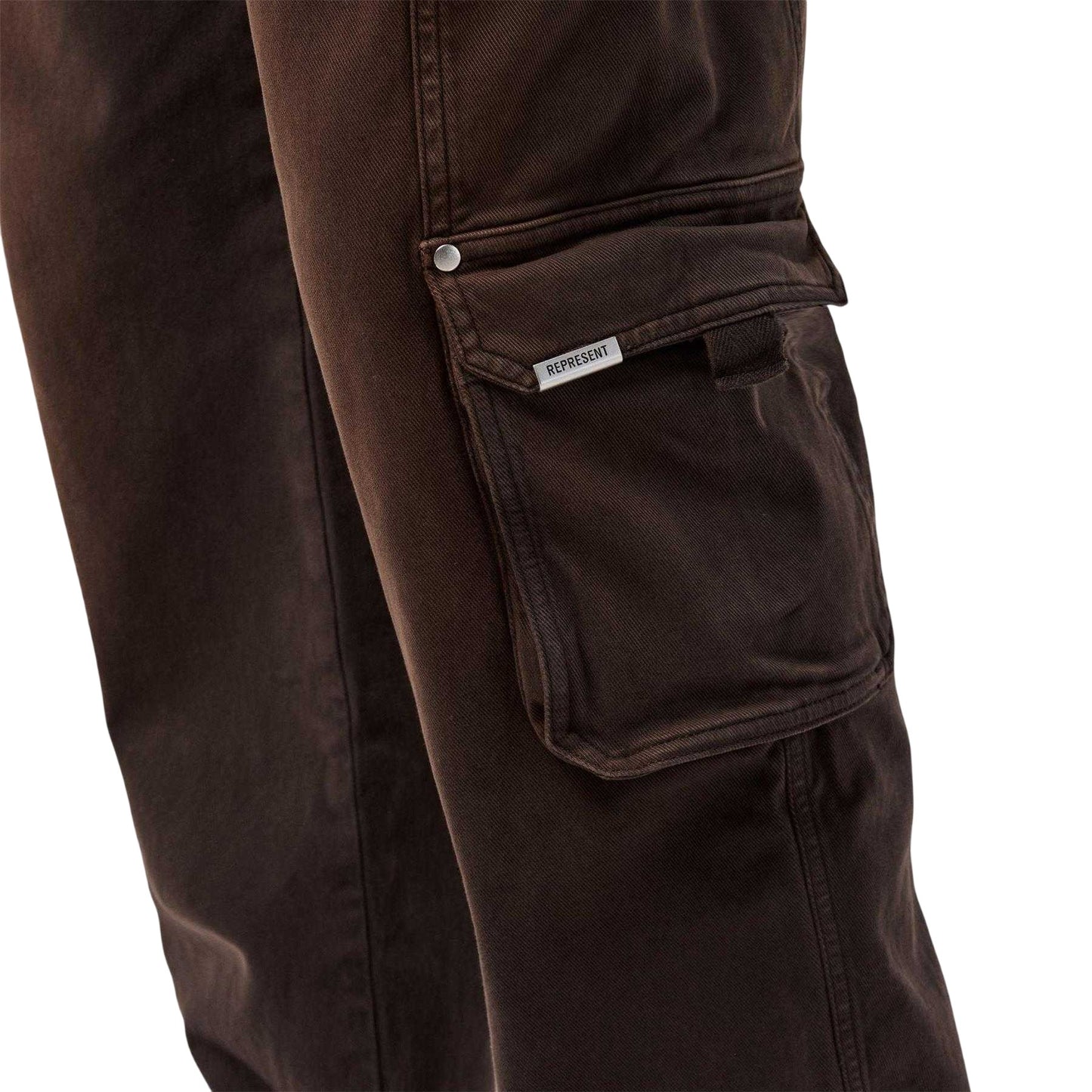 Cedar - Side - Represent Mens Workshop Relaxed Fit Cargo Trousers