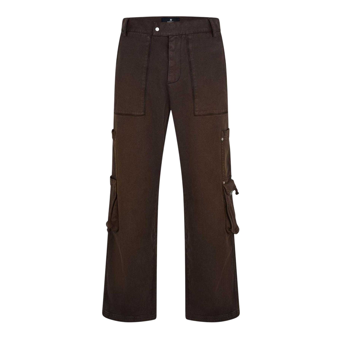 Cedar - Front - Represent Mens Workshop Relaxed Fit Cargo Trousers