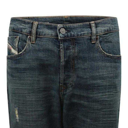 Blue Denim - Side - Diesel Mens 2005 D-Fining Jeans