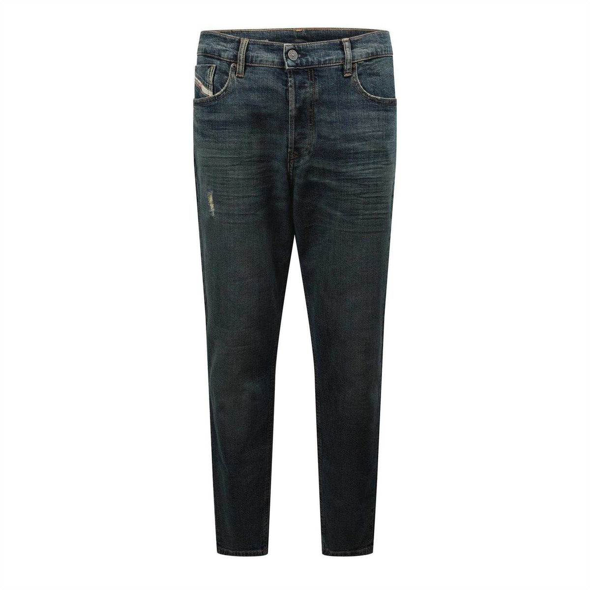 Blue Denim - Front - Diesel Mens 2005 D-Fining Jeans