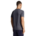 Navy - Back - Lyle & Scott Mens Branded Shoulder T-Shirt
