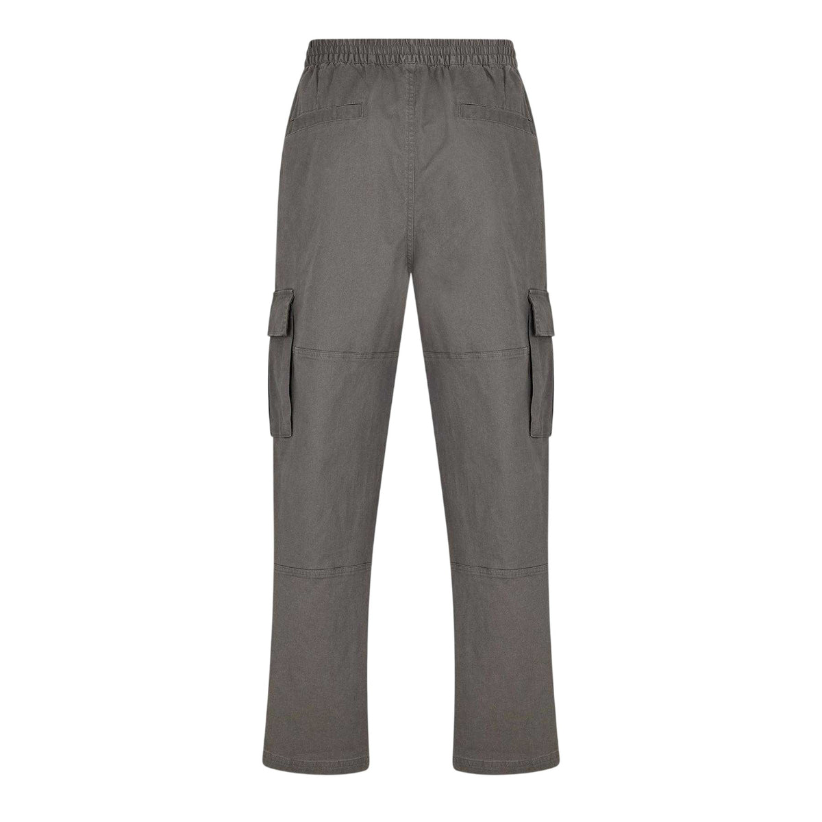 Dark Taupe - Back - Represent Mens Elasticated Waist Cargo Trousers