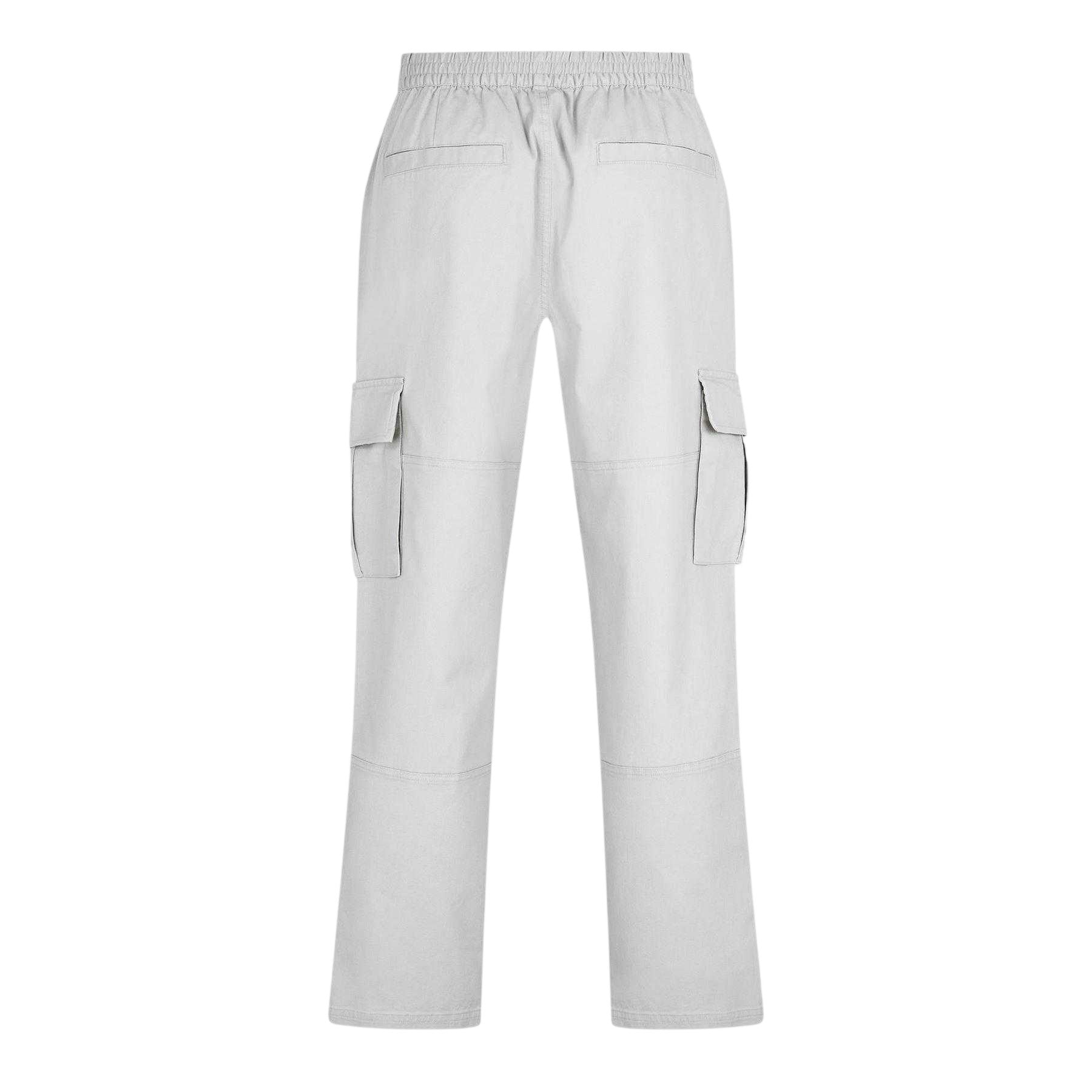 Stone - Back - Represent Mens Elasticated Waist Cargo Trousers