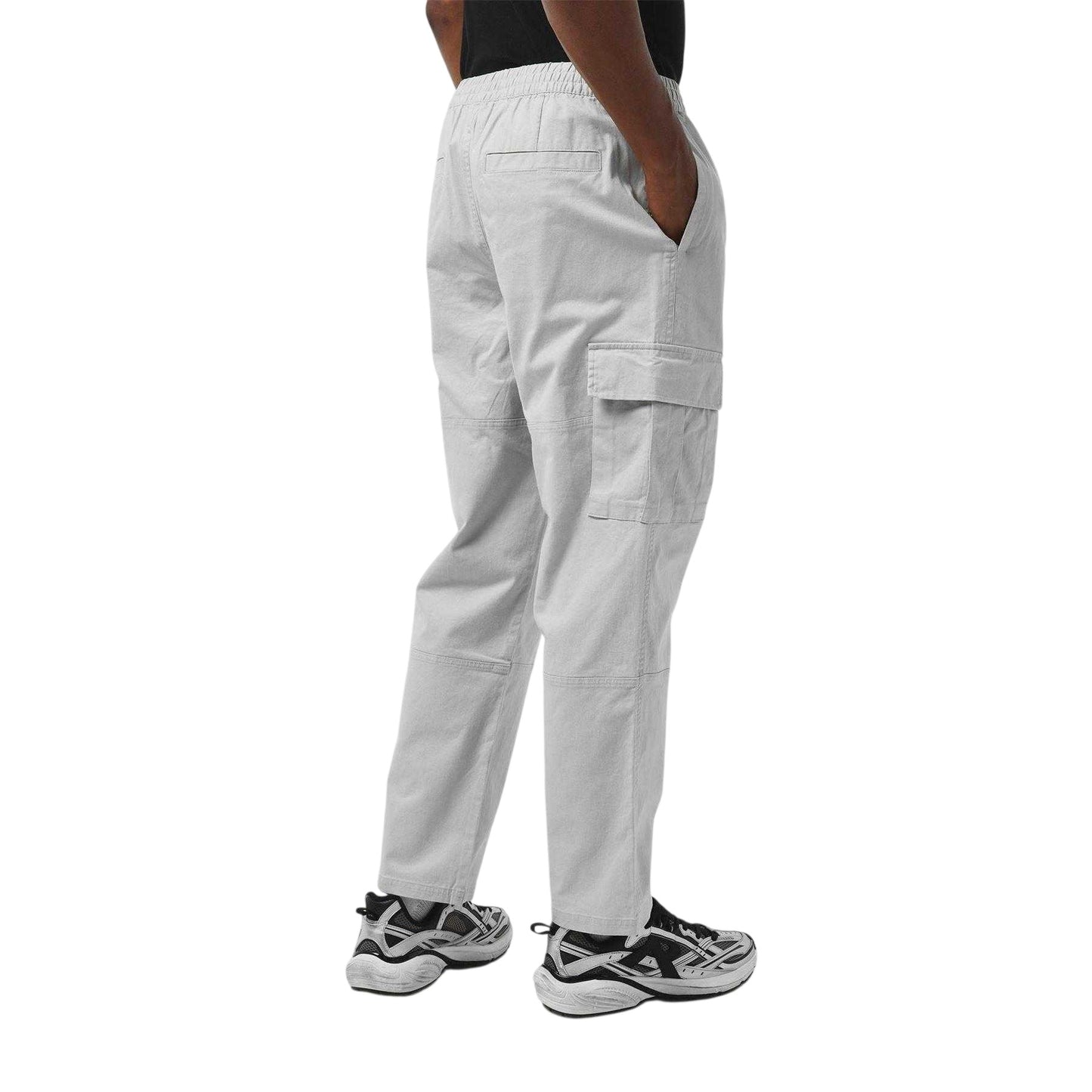Stone - Lifestyle - Represent Mens Elasticated Waist Cargo Trousers