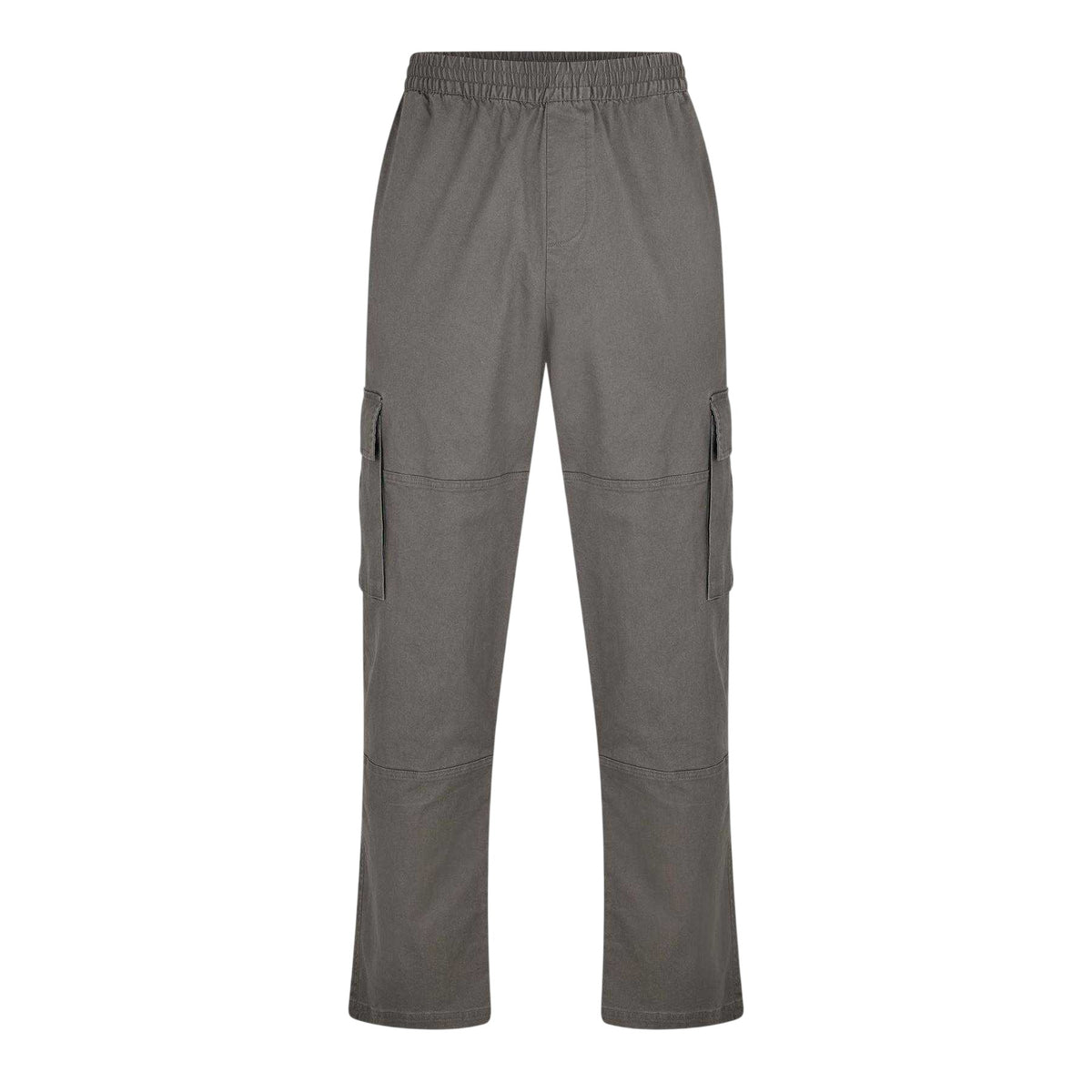 Dark Taupe - Front - Represent Mens Elasticated Waist Cargo Trousers