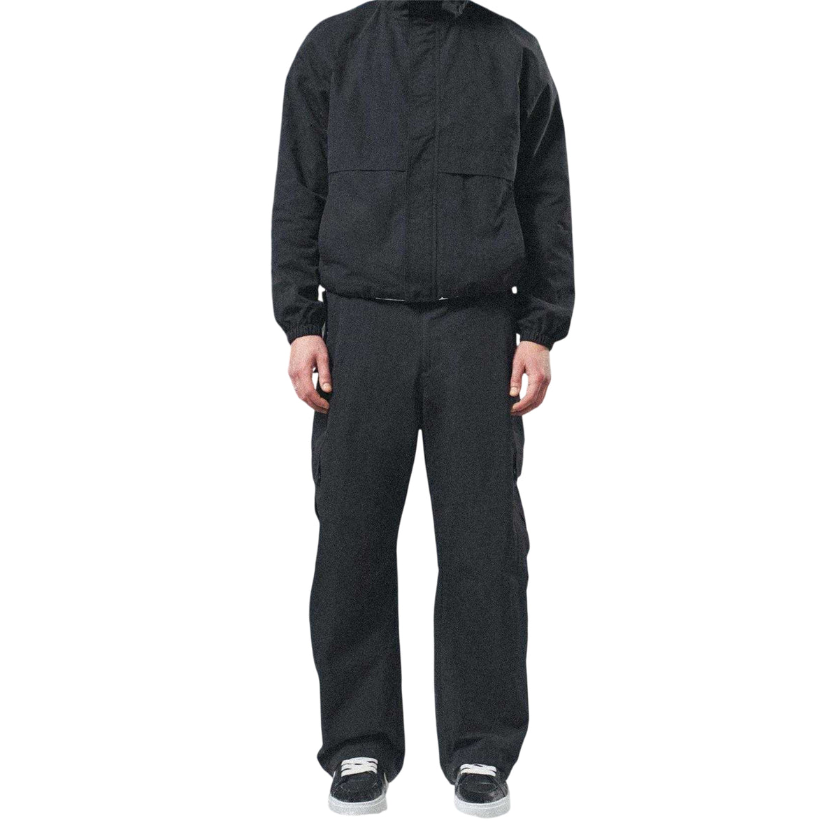 Black - Lifestyle - Couture Club Mens Ripstop Cargo Trousers