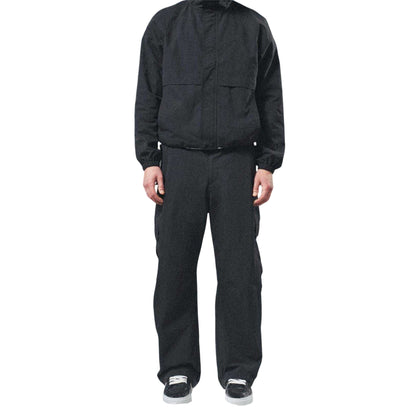 Black - Lifestyle - Couture Club Mens Ripstop Cargo Trousers